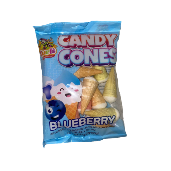 Turis blueberry candy cones